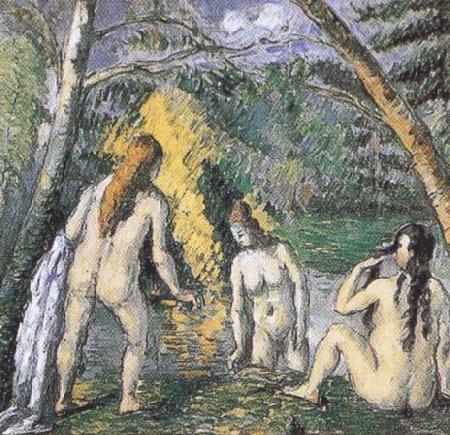 Paul Cezanne Three Bathers (mk35) oil painting picture